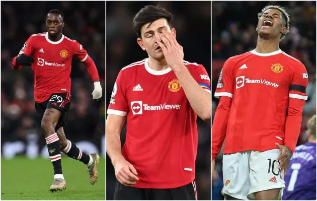 wan-bissaka maguire rashford man united