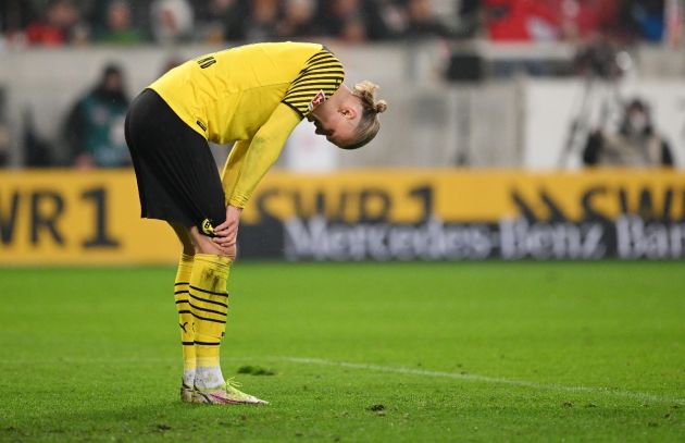 Borussia Dortmund vs Stuttgart Erling Haaland