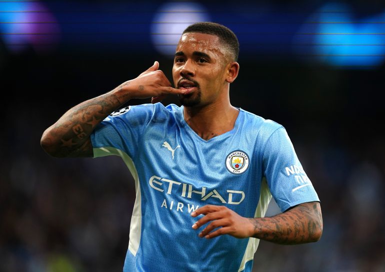 Gabriel Jesus completed 6/7 dribbles tonight. More than any