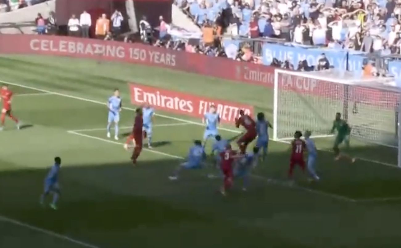  (Video) Ibrahima Konate heads Liverpool into early FA Cup semi-final lead vs. Man City