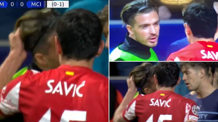  (Photo) Man City’s Jack Grealish posts hilarious response to having hair pulled by Atletico 