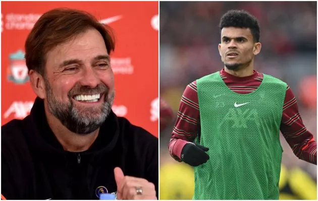 jurgen klopp funny luis diaz