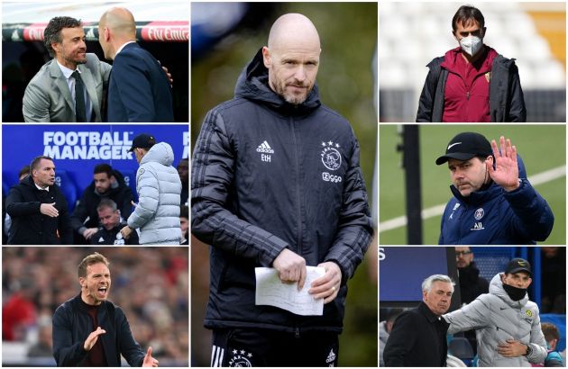 ten hag enrique zidane lopetegui tuchel pochettino nagelsmann