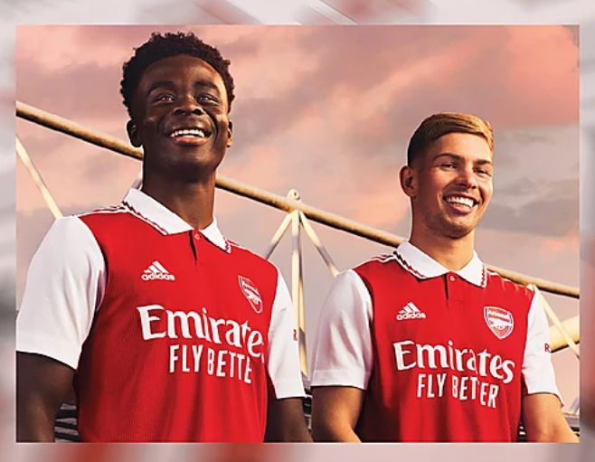 Arsenal's Martinelli new number as new kit launched