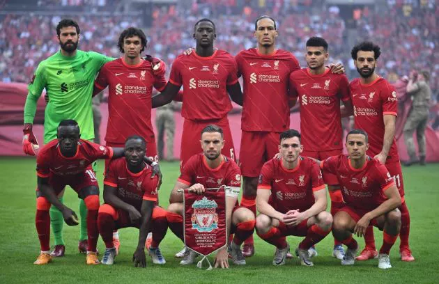 Liverpool Chelsea 2022 FA Cup final line up