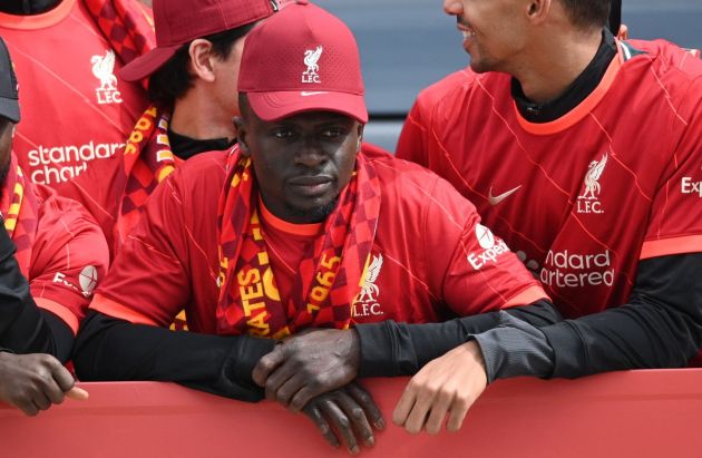 Sadio Mane Liverpool trophy parade