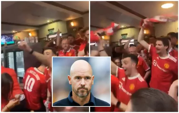 ten hag man utd fans chant
