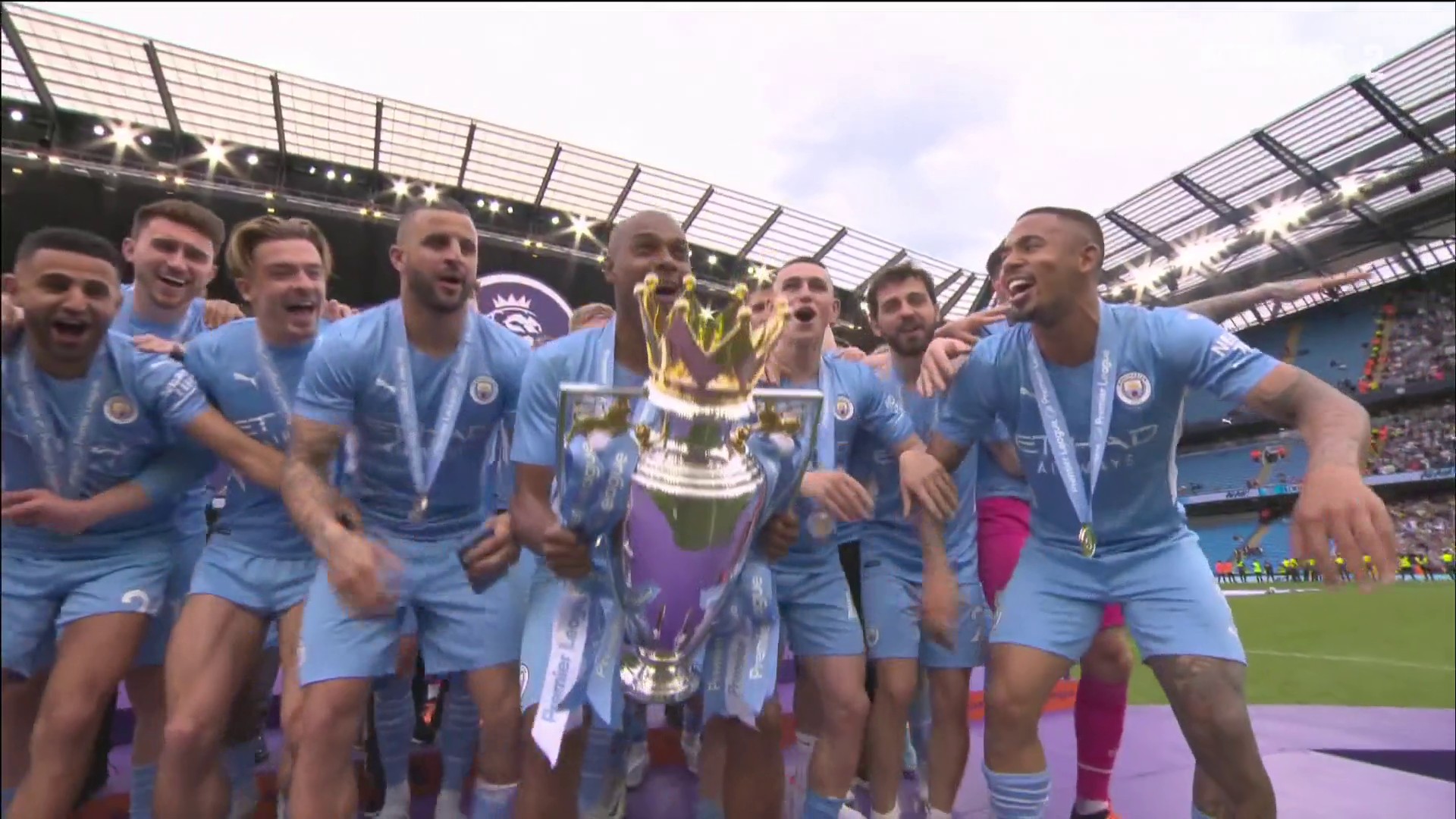 MAN CITY U12 crown the winners of the u12 premier league cup! After be, Man City