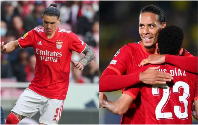 Darwin Nunez Virgil van Dijk