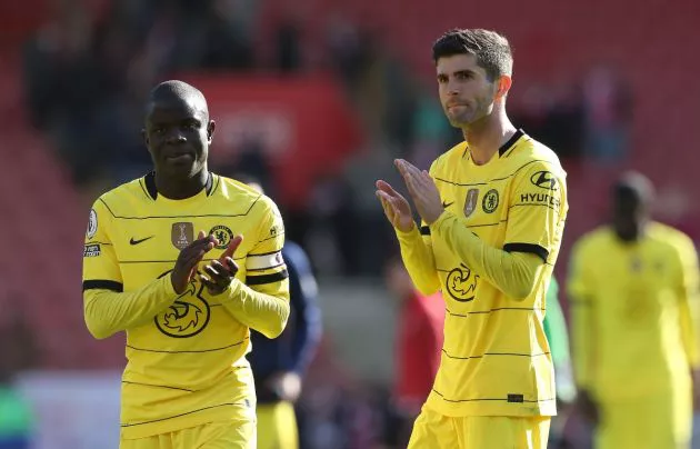 Southampton Chelsea Kante and Pulisic