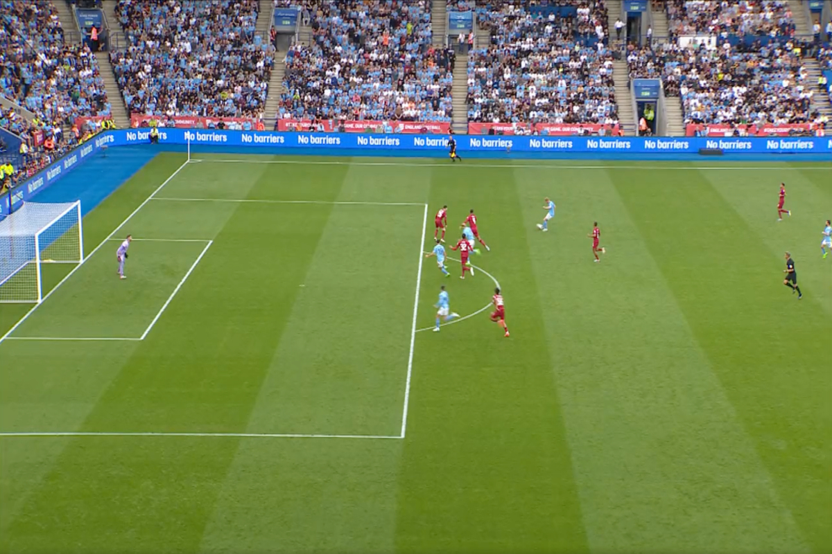Video: Julian Alvarez pounces to net debut goal for Manchester City vs Liverpool