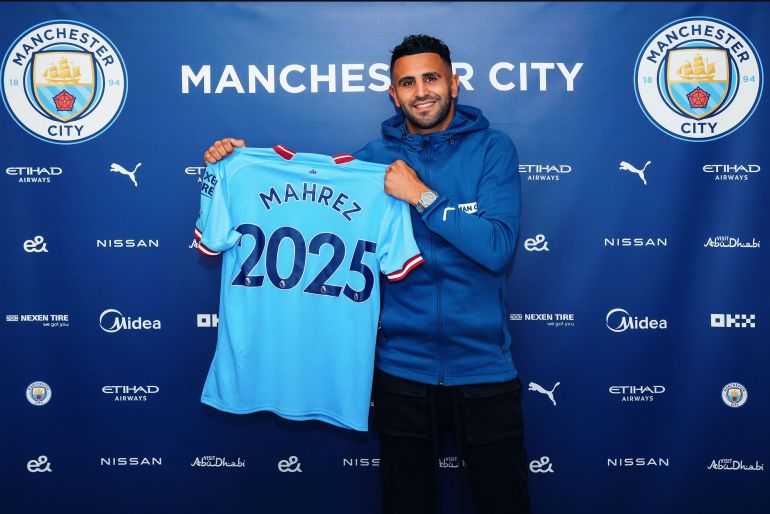 【レプリカユニフォーム】RIYAD MAHREZ／Manchester City Riyad Mahrez | Manchester City - Inter | MatchWornShirt