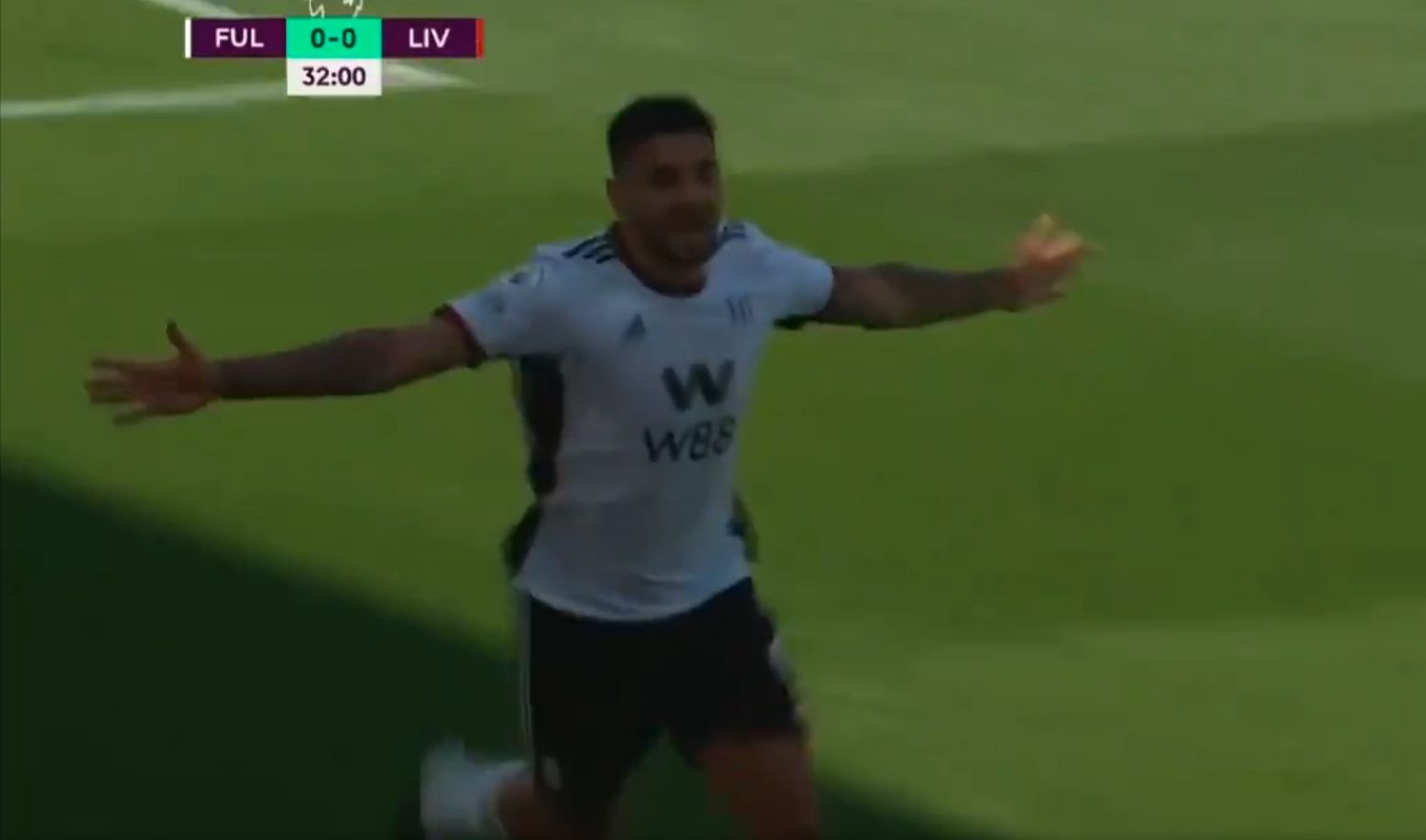 Video: Mitrovic header gives Fulham deserving lead against Liverpool