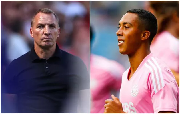 brendan rodgers and youri tielemans