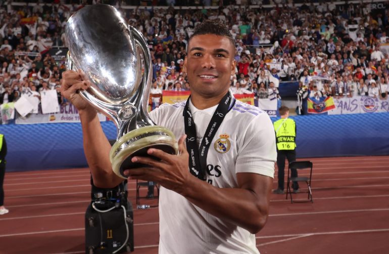 Casemiro shirt number revealed after transfer to Man Utd