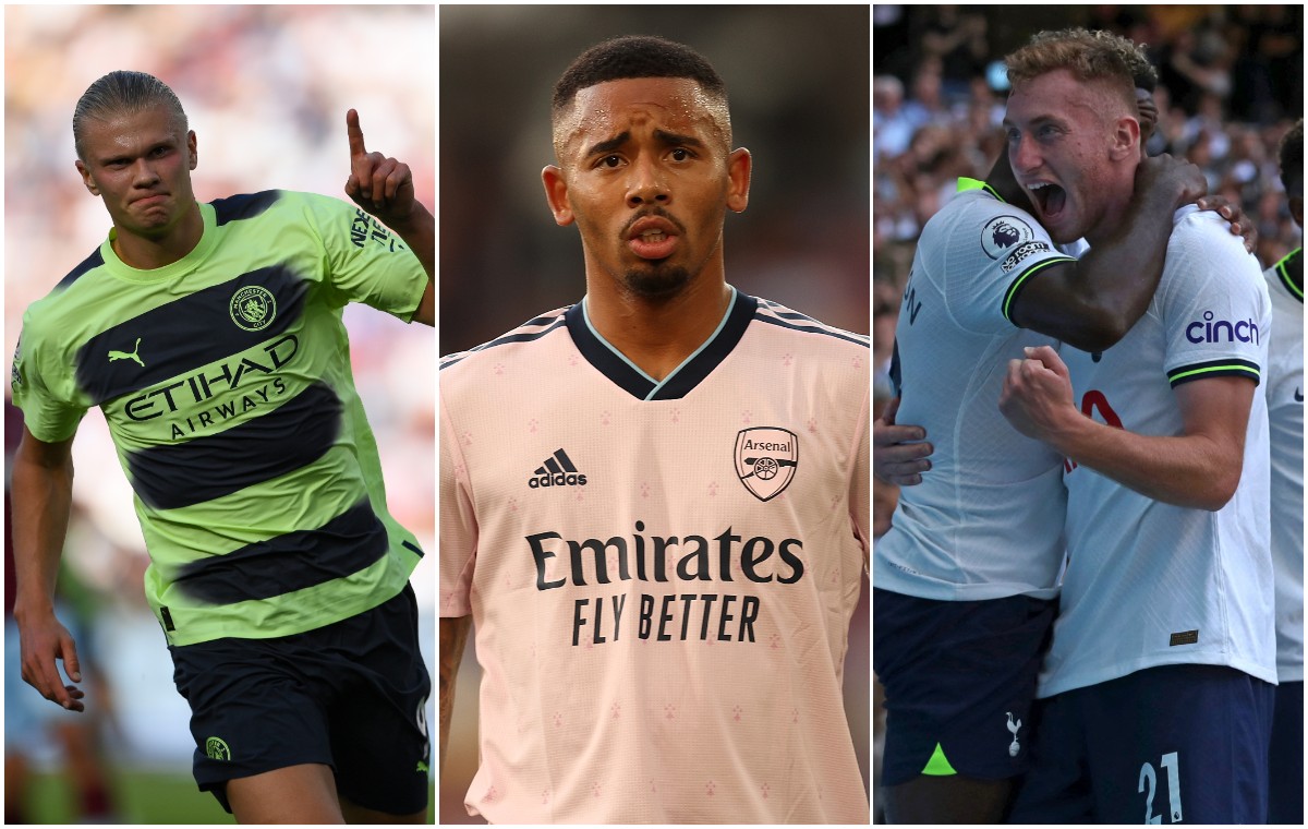 Premier League team of the week: Jesus Haaland Saliba