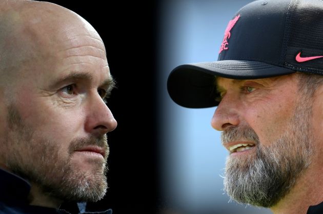 man utd ten hag vs liverpool klopp