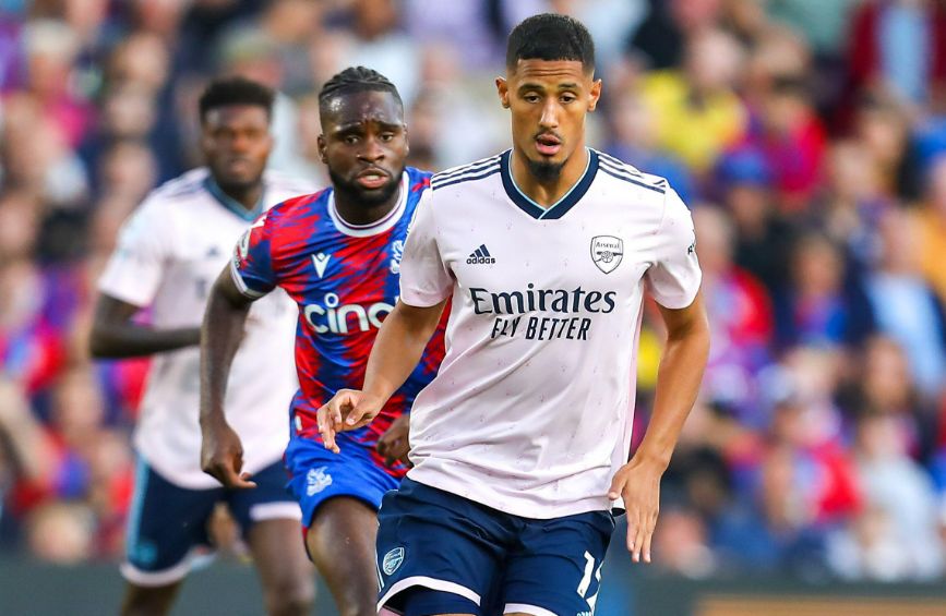 William Saliba's debut stats for Arsenal vs Crystal Palace