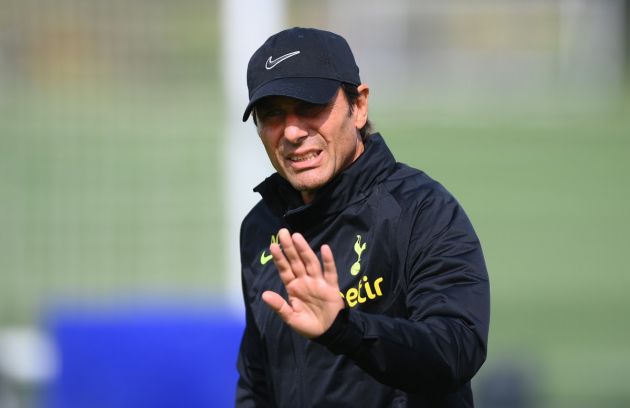 Antonio Conte Tottenham Hotspur training 2022
