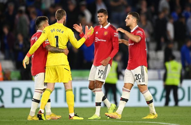 leicester 0-1 man utd de gea varane dalot