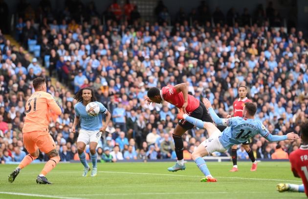 Martial vs Man City Ederson