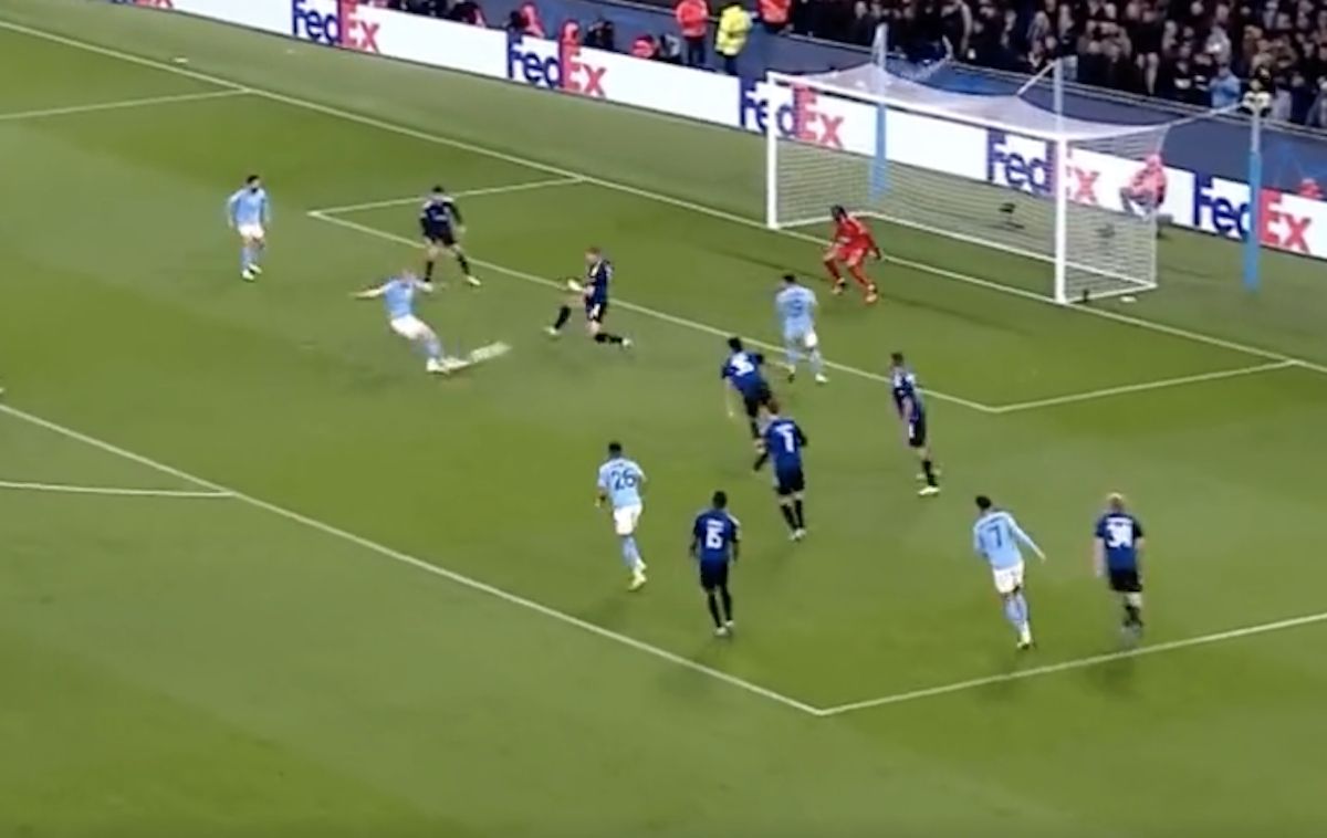 (Video) Erling Haaland opens Man City scoring vs Copenhagen