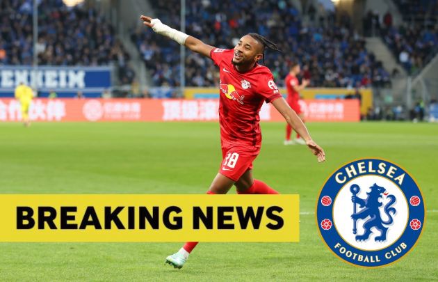 Nkunku Chelsea breaking news banner