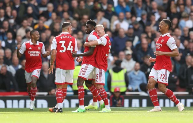 arsenal xhaka partey zinchenko saliba