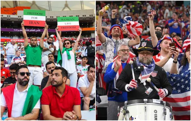 iran fans usa fans