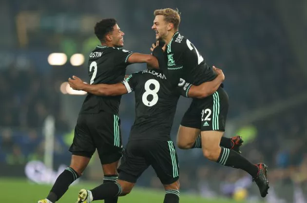 justin tielemans leicester everton