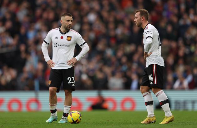 manchester united luke shaw christian eriksen