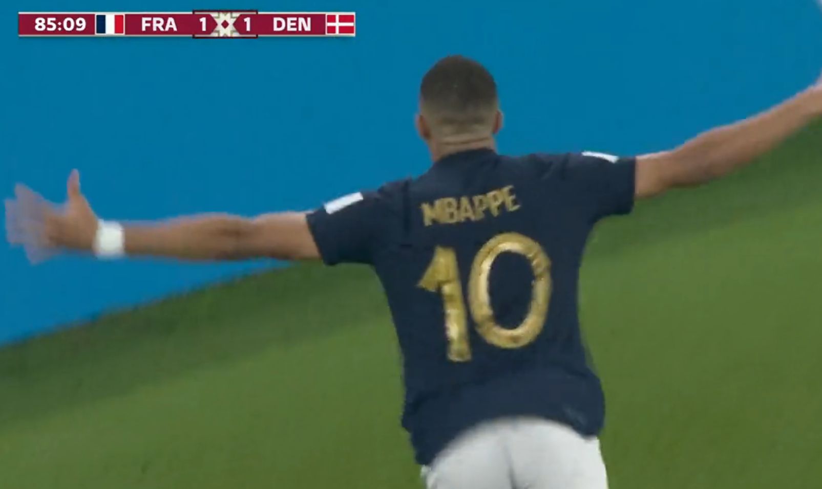 Mbappe grabs a double, France v Denmark