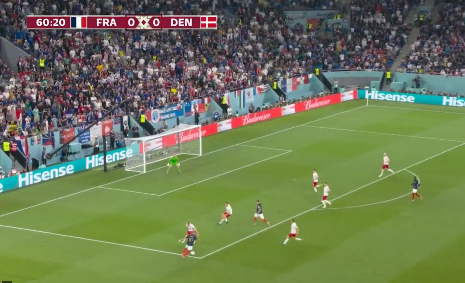 Mbappe grabs a double, France v Denmark