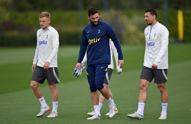 tottenham hotspur training hugo lloris