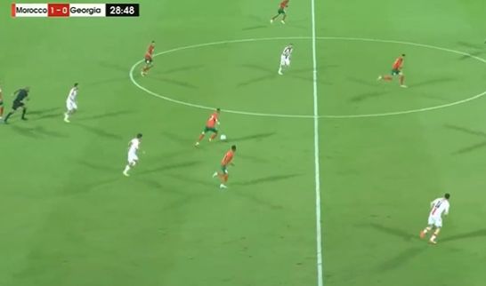 ziyech halfway line goal