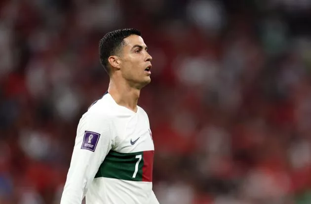 Ronaldo Portugal Morocco World Cup