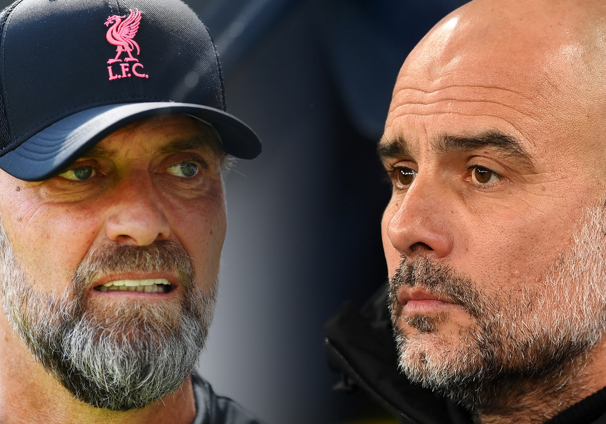 Jurgen Klopp and Pep Guardiola