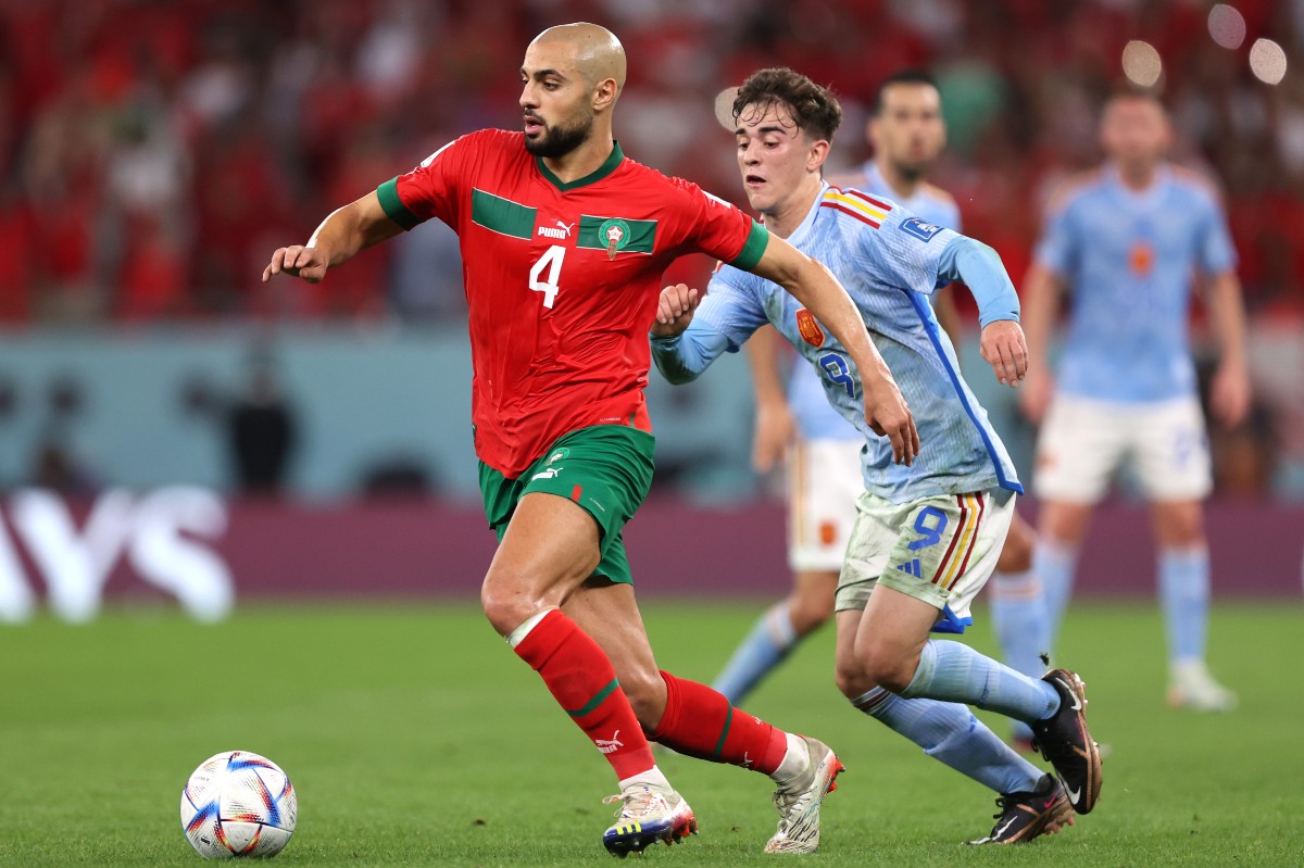 Liverpool target Sofyan Amrabat tipped for summer Premier League transfer  as Morocco's 'raging bull' is labelled 2022 World Cup's best midfielder