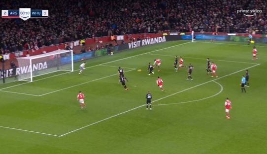 Nketiah Arsenal goal video vs West Ham