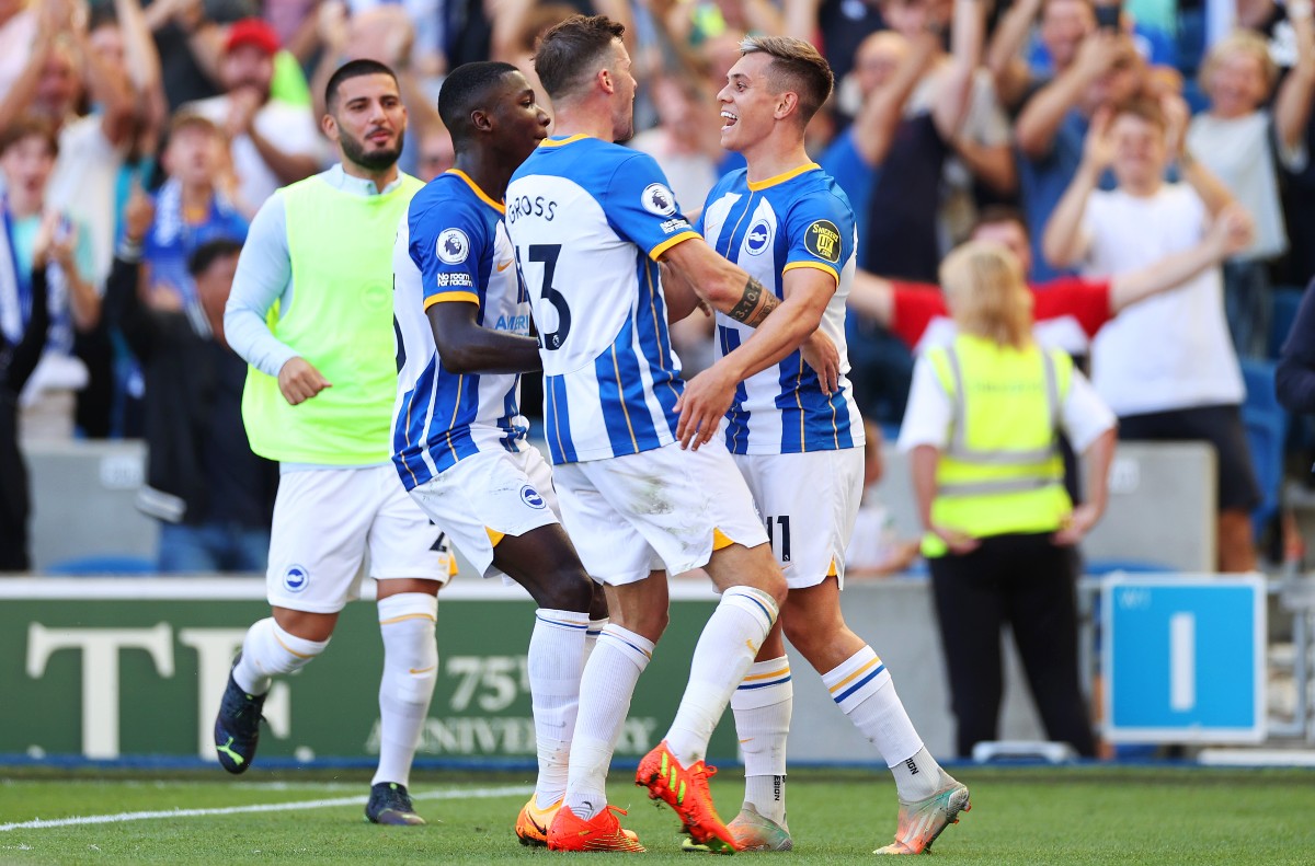 Manchester United and Liverpool reject the chance to sign Brighton star