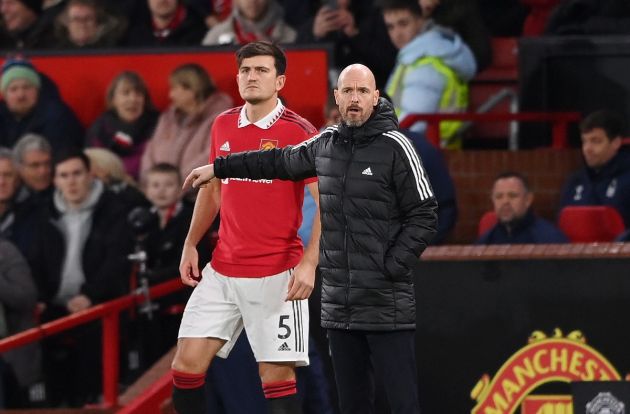 man united maguire ten hag vs forest