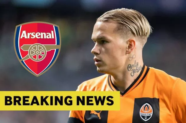mudryk arsenal breaking news