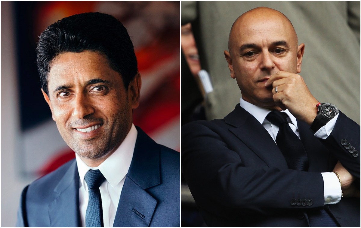 Le président du Paris Saint-Germain est en pourparlers avec Daniel Levy de Tottenham