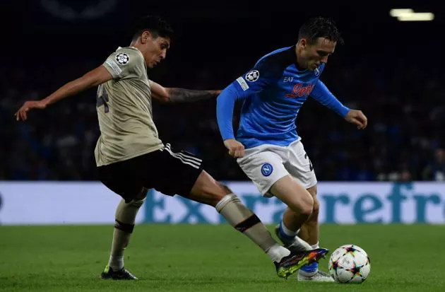Edson Alvarez Ajax Napoli UCL