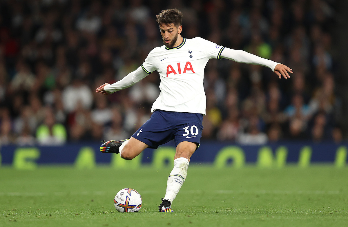 Rodrigo Bentancur in action for Tottenham