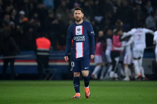 Messi PSG vs Lyon