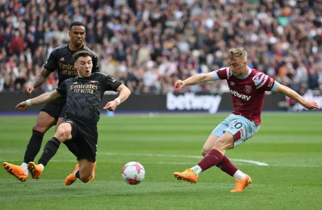 gabriel tierney arsenal bowen west ham