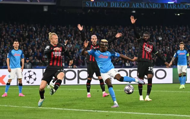 osimhen napoli vs ac milan
