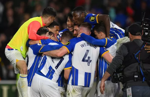 brighton 1-0 mufc