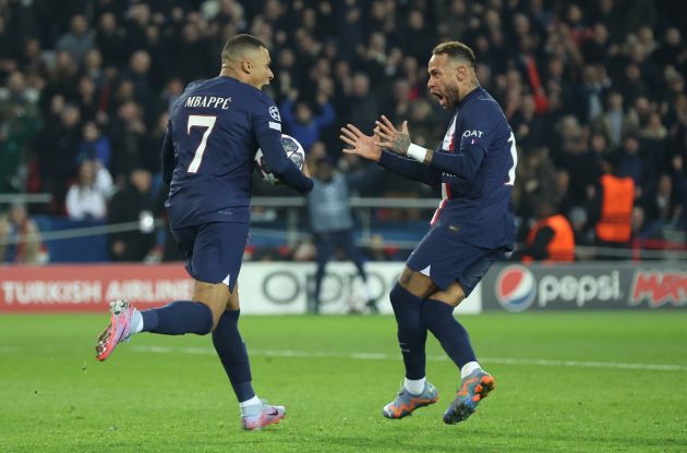 psg v bayern mbappe and neymar